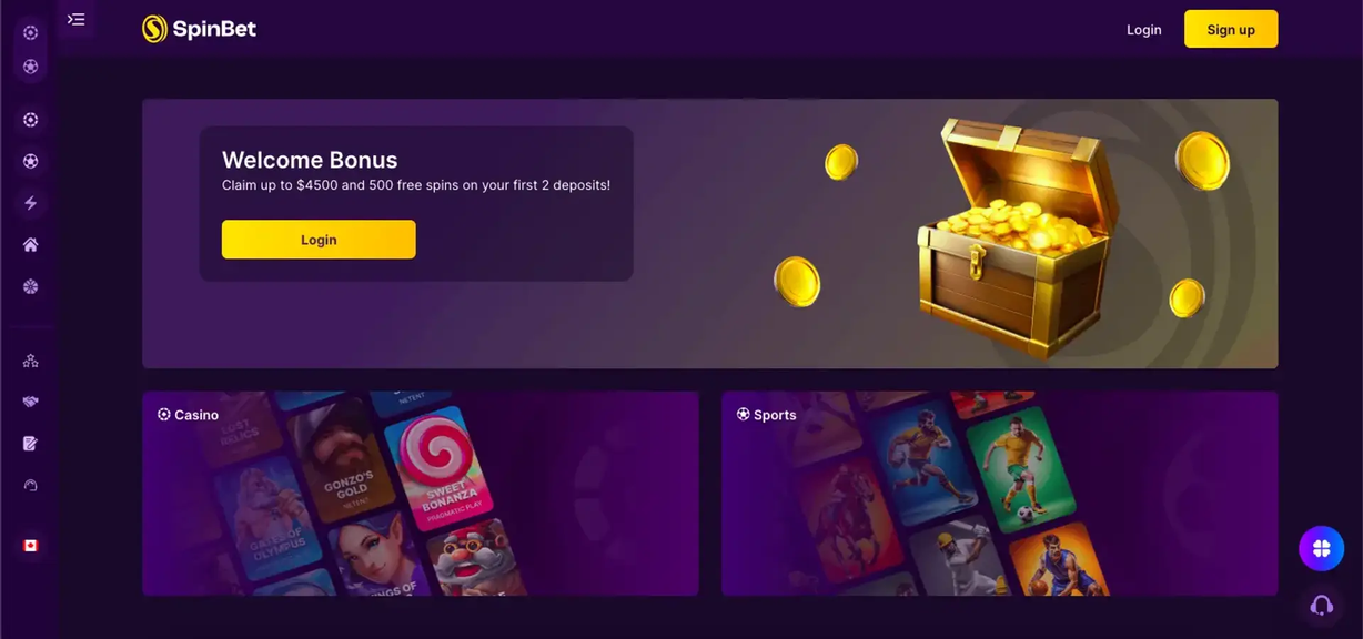 spinbet Gameplay