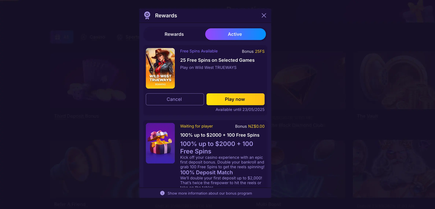 spinbet Gameplay